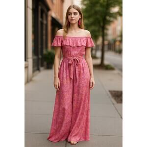 SACHIN + BABI Dress Size 0 Evening Gown NEW Nikki Pink Off Shoulder